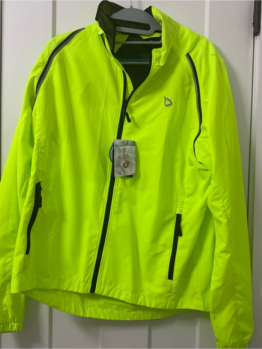 BALEAF Men's UV Block Jacket Medium  Waterproof Reflective Windbreaker NWT